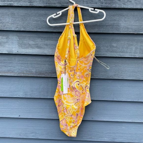 Sanctuary yellow one piece bathing suit size XS NWT - Picture 6 of 12